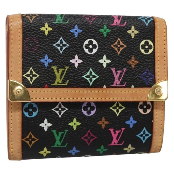 LOUIS VUITTON Multicolor Porte Monnaie Billets Cartes Credit M92984 Auth yk19123 - Picture 1 of 16